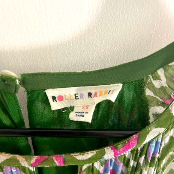 Roller Rabbit Olivia Ikat Chifon Women’s maxi dress size XS. New - Picture 5 of 12